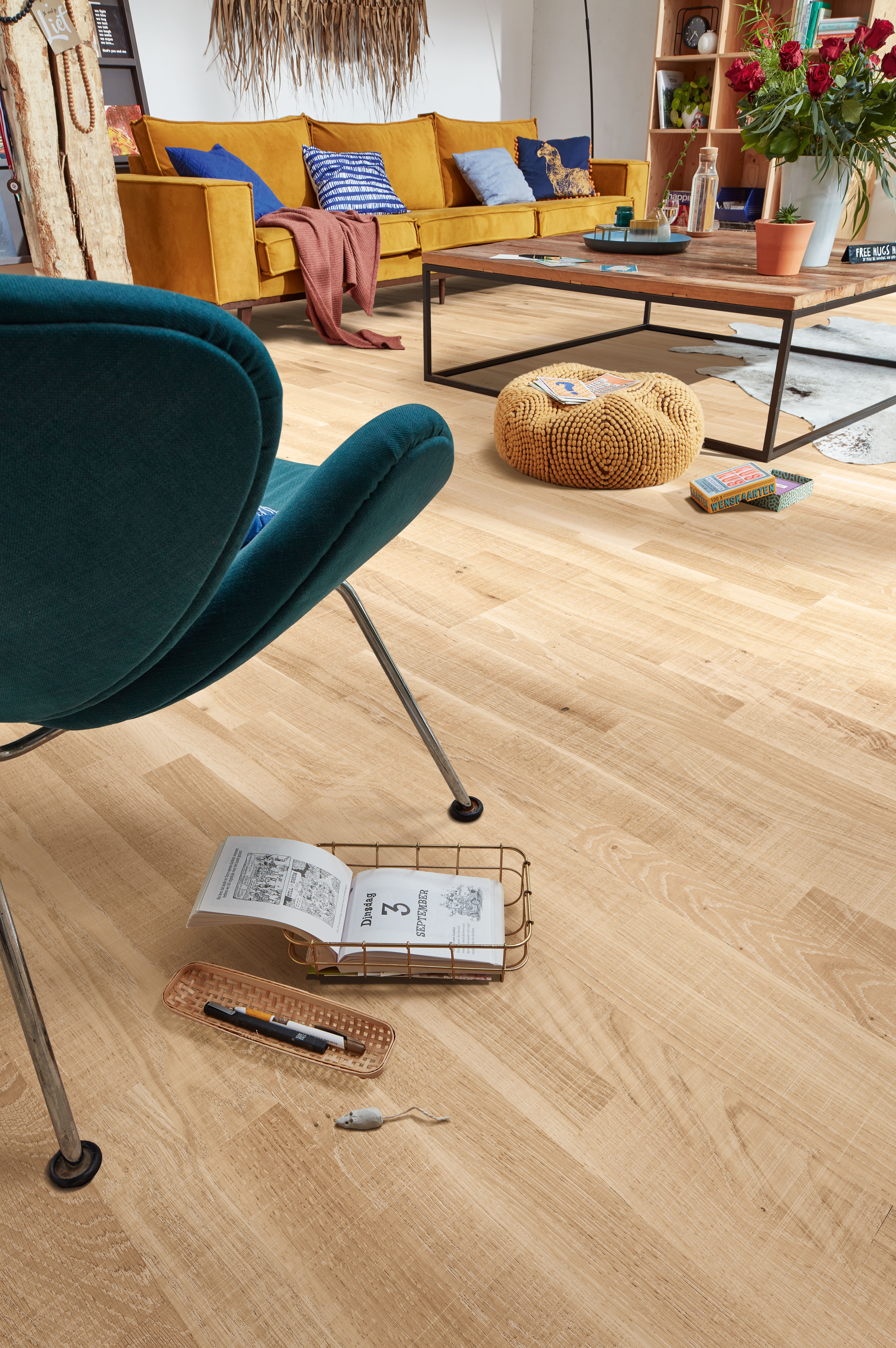 13 mm MeisterParkett. longlife PC 200 ultramattlackiert - Eiche lebhaft weiß 09042_2 13 mm MeisterParkett. longlife PC 200 ultramattlackiert - Eiche lebhaft weiß 09042_2