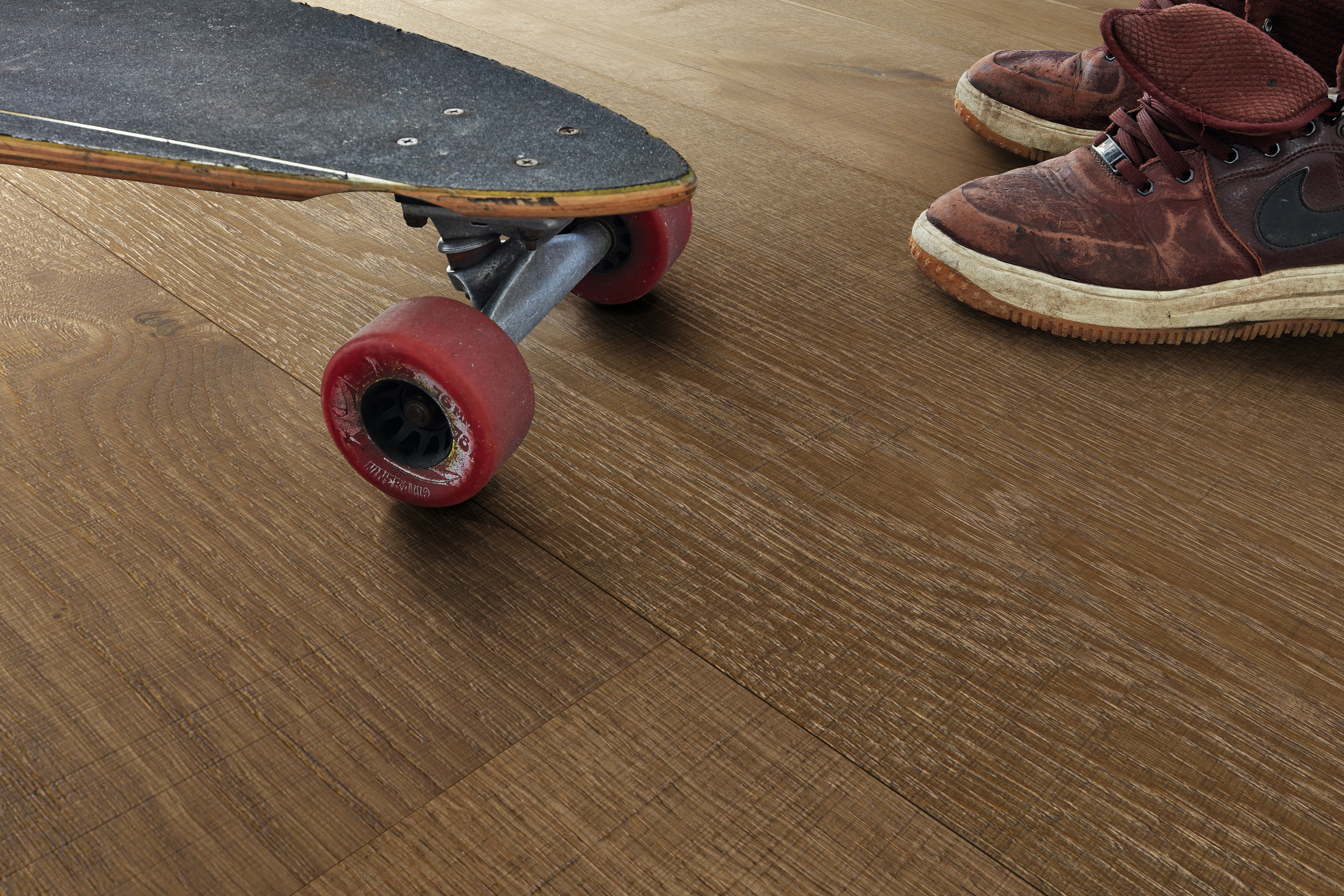 11 mm Lindura-Holzboden HD 400 naturgeölt - Eiche authentic olivgrau Vintage-Str. gebürstet 08903_4