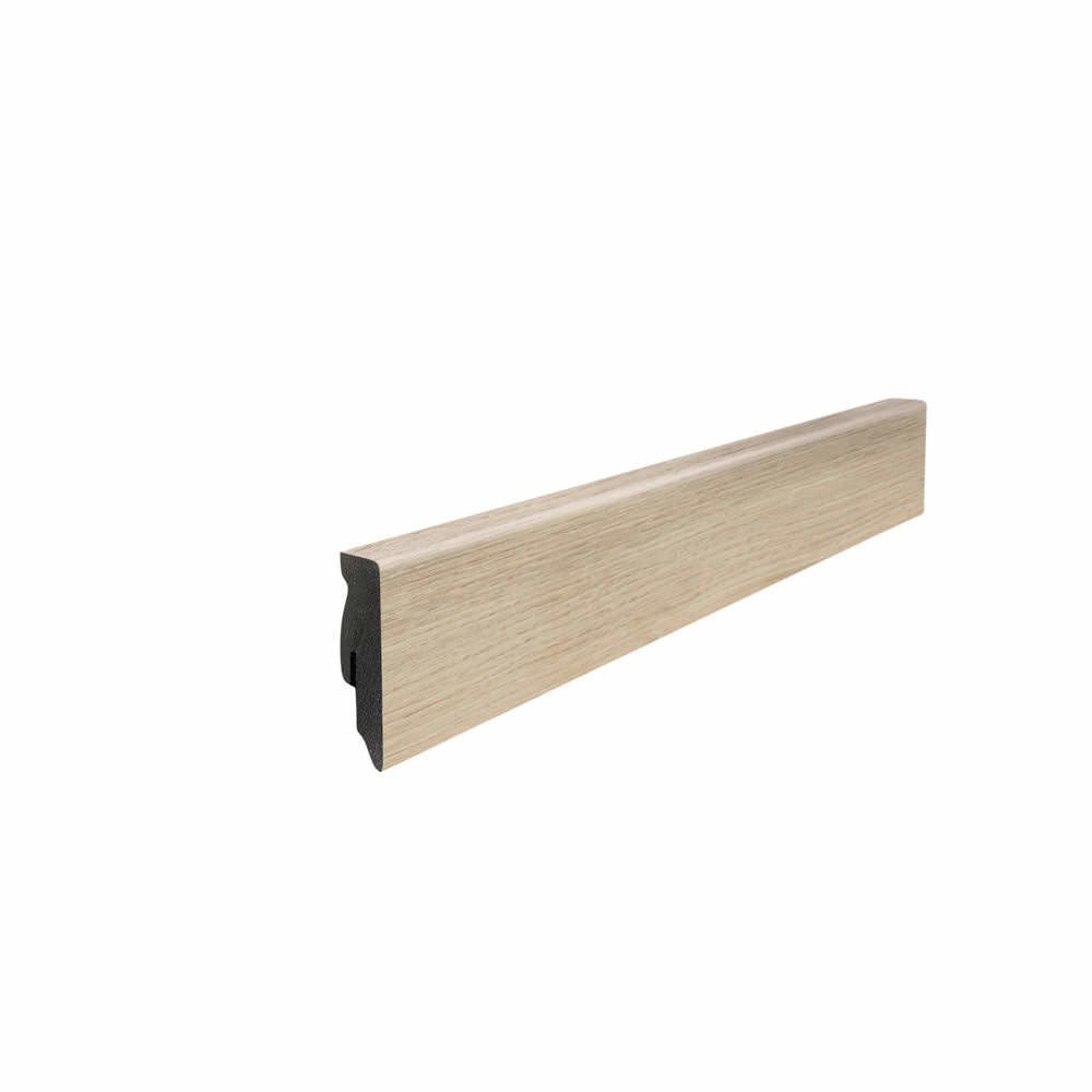 16 x 58 mm HARO Stecksockelleiste (Kubus) - Eiche Siena samtweiß_1