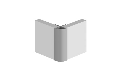 Multipanel Profil Typ B - Außenecke (groß) - Silber matt_0