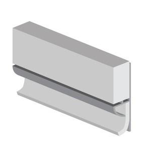Multipanel Profil Typ 103 - Wand-Boden - PVC weiß_0